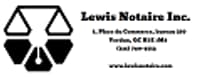 Logo Company Lewis Notaire Inc. on Cloodo