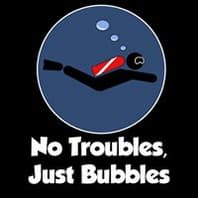 Logo Of No Troubles Just Bubbles