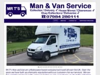 Logo Company Mr T's Man and Van on Cloodo