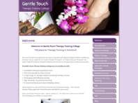 Logo Company Gentle Touch Therapy Training College on Cloodo