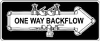 Logo Company One Way Backflow on Cloodo