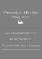 Logo Company Pressed and Perfect Ironing Service on Cloodo