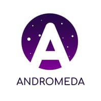 Logo Agency Andromeda Crypto Galaxy on Cloodo