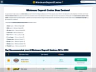 Minimum Deposit Casino NZ 